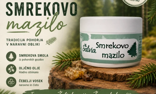 Smrekovo mazilo Salvia | Naravno mazilo iz smrekove smole