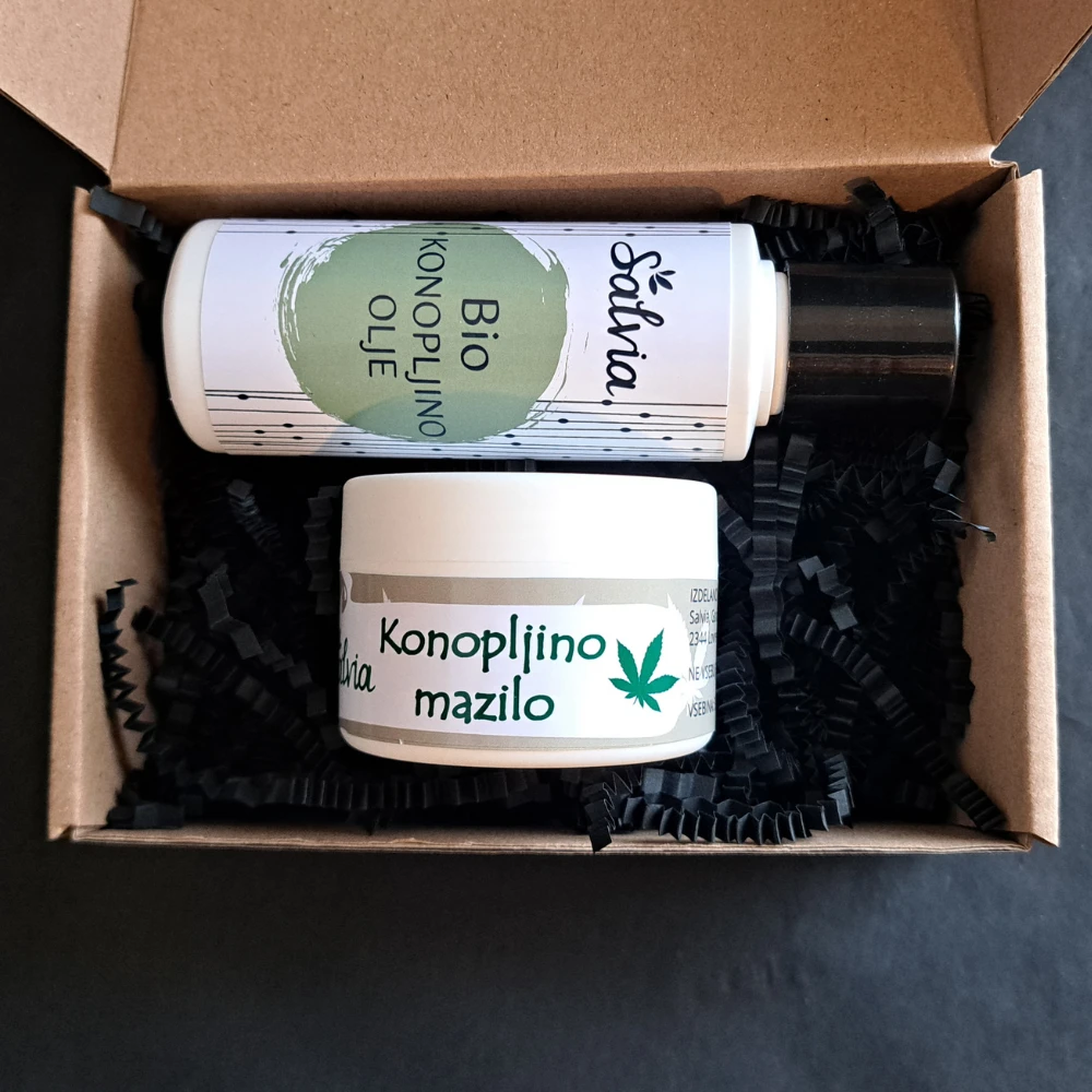 BIO KONOPLJIN PAKET | Darilni paket Salvia
