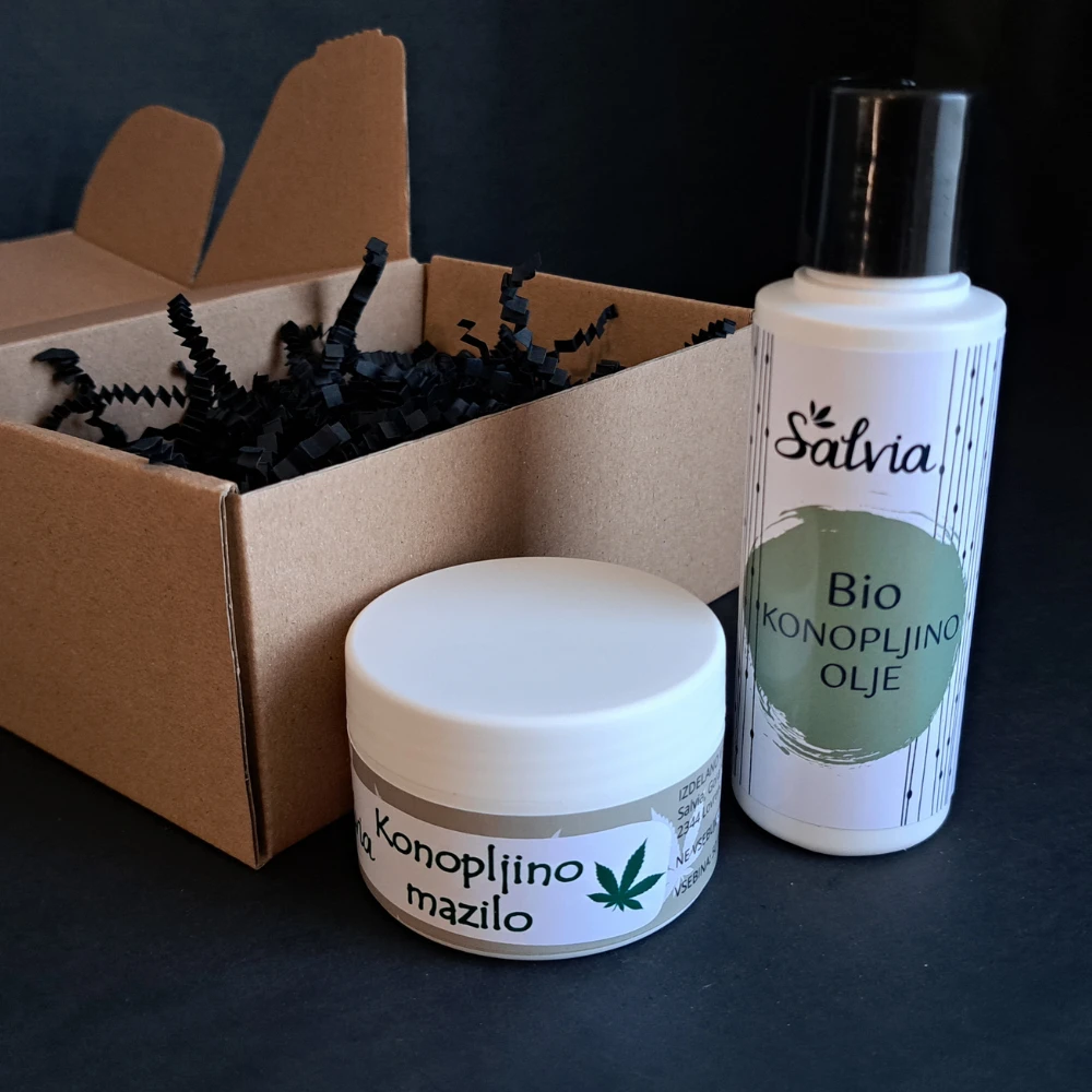 BIO KONOPLJIN PAKET | Darilni paket Salvia