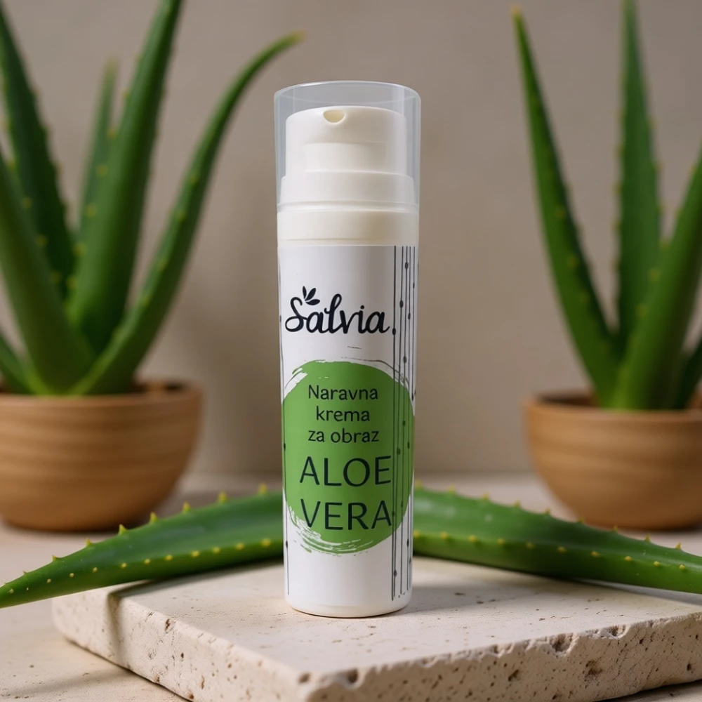 NEGOVALNA KREMA Z ALOE VERO | Naravna vlažilna nega za suho in občutljivo kožo